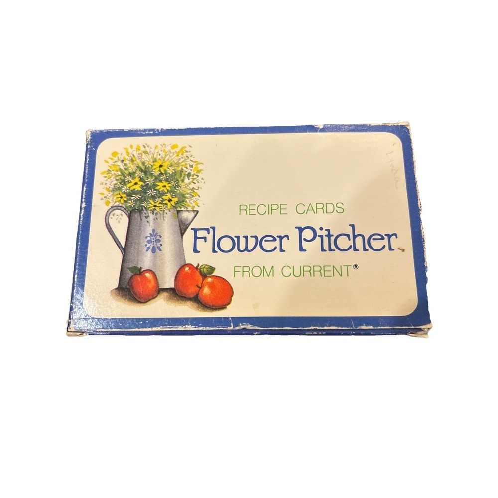 New, opened box Flower Pitcher Recipe Cards from Current